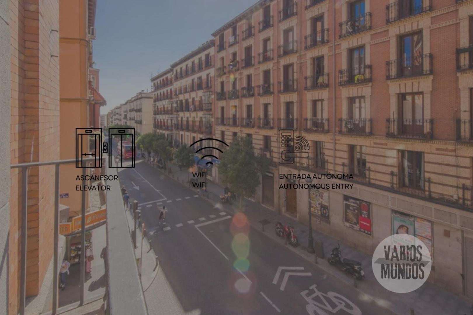Classic Apt 7Pax En La Latina-Centro De Madrid Exteriör bild